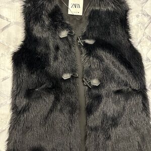 Zara Elegant Black Vest